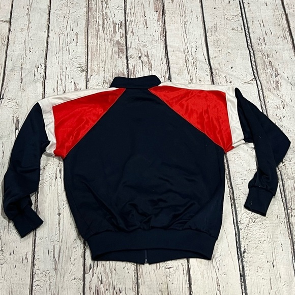 Vintage 80s Adidas Trefoil Zip Up Sportswear Track Running 1980s Jacket - Picture 7 of 8